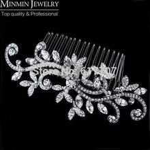 New 2014 Crystal Imitation Gemstone Bridal Hair Combs Hairpin Wedding Hair Accessories Hair Jewelry