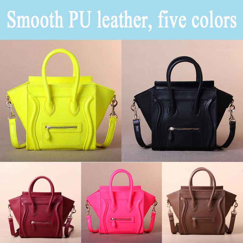 2014 new smiley bags women phantom handbag shoulder bag women messenger bag small size GG071