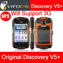 Original Discovery V5 V5+ Dustproof Shockproof  Smart Phone Android 4.2 MTK6572 Dual Core WiFi 5.0MP Dual Sim 3G Bluetooth GPS