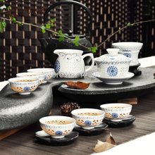 Hot Sale Free Shipping Porcelain Tea Sets Clear Handpainted Tea Service ChineseTravel Tea Set Black Tea