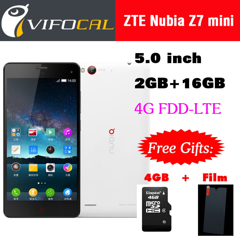 ZTE Nubia Z7 mini 4G FDD LTE Smartphone Android 4 4 MSM8974AA Quad Core 2 0GHz
