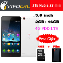 ZTE Nubia Z7 mini 4G FDD LTE Smartphone Android 4.4 MSM8974AA Quad Core 2.0GHz 5.0″FHD 2GB 16GB 13.0MP 3G 1920×1080 Mobile Phone