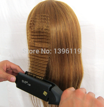 free shiping 80% real hair 22″ training heads mannequin head dummy heads for salon school