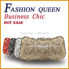 New Women’s Evening Clutch Purse Female Sequined Geometric Hard Box Handbag Day Clutch with Handle &Shoulder Chain #0920