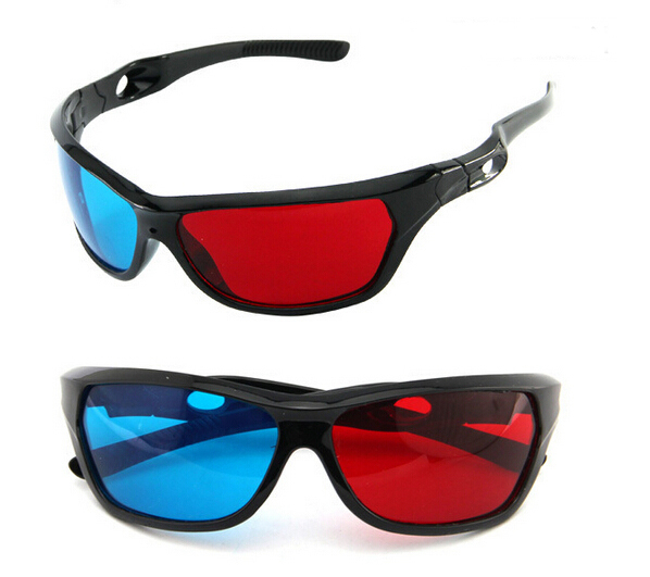 2015 Universal type 3D glasses Color Red Blue Cyan 3D Glasses TV Movie Dimensional Anaglyph Video