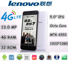 Original Lenovo S860 t MTK6592 Octa Core 5.5″ IPS 13.0MP Mobile Phone 2G RAM 16G ROM 4G LTE Android 4.4 cell phones GPS Dual SIM