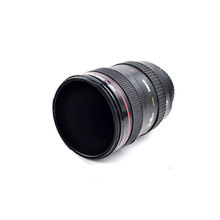 New Coffee Lens Emulation Camera Mug Cup Beer Cup Wine Cup Without Lid Black Plastic Cup