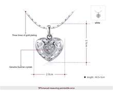 Chain with Pendant Necklace Promotion free shipping 18k gold necklace Jewelry fashion jewelry heart Pendant