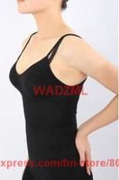 1pc free shipping germanium titanium silver flat belly lady Slimming Vest Body Shaping Garment