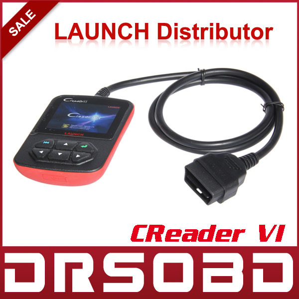 2013 wholesale 5pcs/lot OBD II code reader SCANNER launch Creader VI,creader 6(China (Mainland))