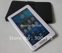 7 inch color touch screen Ebook E book Reader with TTS speaker MP3 MP4 pu Leather