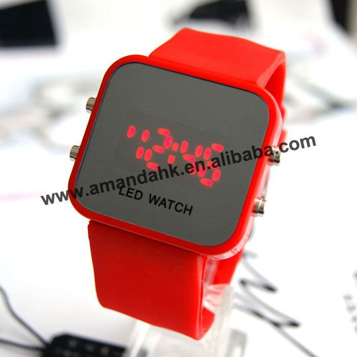 100pcs/lot,plastic LED silicon watch,fashion digital disply watch,fast delivery,free shiping,good service(China (Mainland))