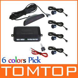 Various colors!Car Parking Sensor system 12V Car LED Display Parking Reverse Backup Radar Kit Free Shipping Wholesale(China (Mainland))