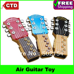 Free Shipping Air Guitar Electric Portable Music Toy With Retail Box-- Electric Toys Music Instrument Guitar For Kids(China (Mainland))