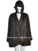 Free shipping YR-755 NEW STYLE women hand knit real rex rabbit fur Jacket~wholesale~Factory direct sale