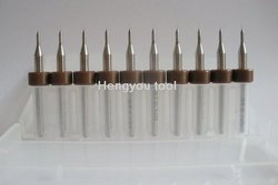Free shipping New durable Carbide 10pcs 1.05mm endmill PCB Dremel CNC Power Drill Bits machine tool bits cutting tool(China (Mainland))