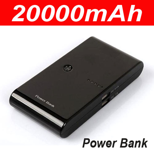 Universal External Battery Pack 20000mAh / Power Bank for iPhone 5 5S 4 4S / SAMSUNG Galaxy S4 S3 S2 / Galaxy Note