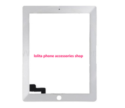 Crazy Promotion:25pcs/lot touch screen for ipad 2 +Adhesive Black & White high quality & best price by DHL free shipping(China (Mainland))
