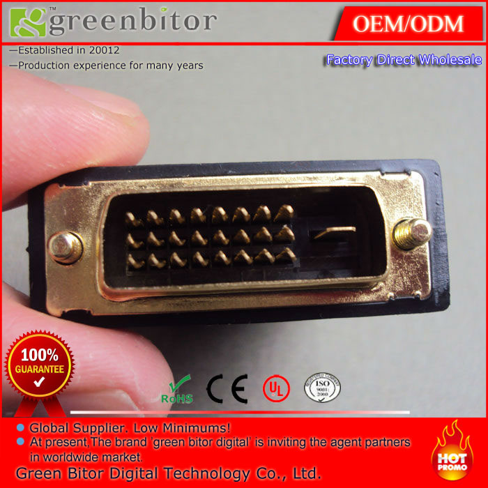 DVI 24+1 male To HDMI Female Gold Converter Adapter(China (Mainland))