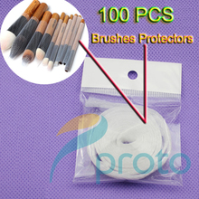 100Pcs lot 1Meter Makeup Brush Guard Make Up Brush Guards Protectors Fits Most SKU M0215XX