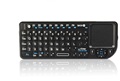 Free shipping!! Blue tooth wireless qwerty mini keyboard with touch pad,backlight, laser point(K02)