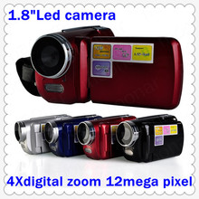 Mini DV 1 8 inch Digital Video Camera 4 x Digital Zoom 12 Mega pixel TFT