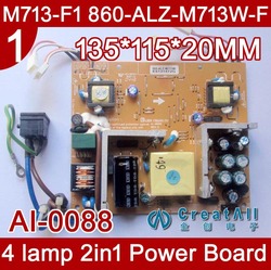 tested ok AI-0088 LCD Power Supply Board For M713-F1 860-ALZ-M713W-F,4 CCFL lamp 2in1 power board For Lenovo LXM-L17CH,Free ship(China (Mainland))