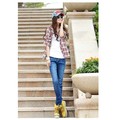 2013 Woman New Jeans casual wear vain old retro Slim thin jeans feet pencil pants jeans pants
