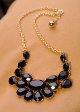 Fashion fashion accessories luxury gem women’s short design necklace