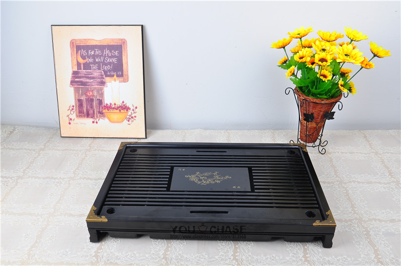 6 things FREE as gift 43cm 28cm 5 5cm solid wooden tea tray 2014 Chinese exquisite