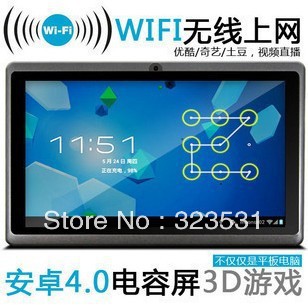 7''Ultra-thin 1.5GHz Android4.0 tablet PC.WIFI+HDMI+2160P high video+Built-in MALI 400MP 3D graphics processor+3D games(China (Mainland))
