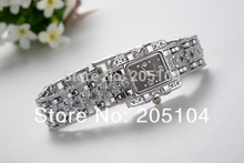 Elegant Silver Watch Women Luxury Bracelet Quartz Watch Women Clock Stainless Steel Wrist Watches relojes Hour