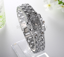 Elegant Silver Watch Women Luxury Bracelet Quartz Watch Women Clock Stainless Steel Wrist Watches relojes Hour