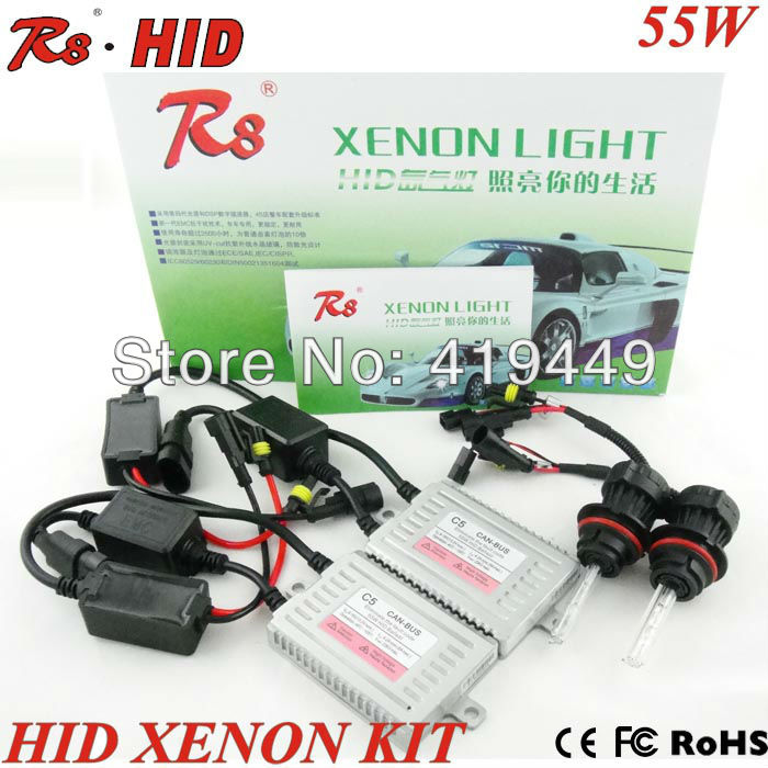 12V 55W HID Xenon kit 9004-3/9007-3/H13-3 xenon lamp Can Bus ballasts king of warning cancellar(China (Mainland))