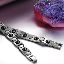 2014 New Fashion Italy Style Love Bracelet 316L stainless steel bracelet magnetic energy with health care