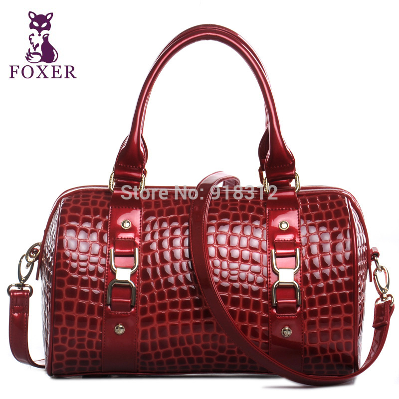 FOXER women leather handbags new 2015 fashion vintage designer handbag women messenger bag shoulder bags famous
