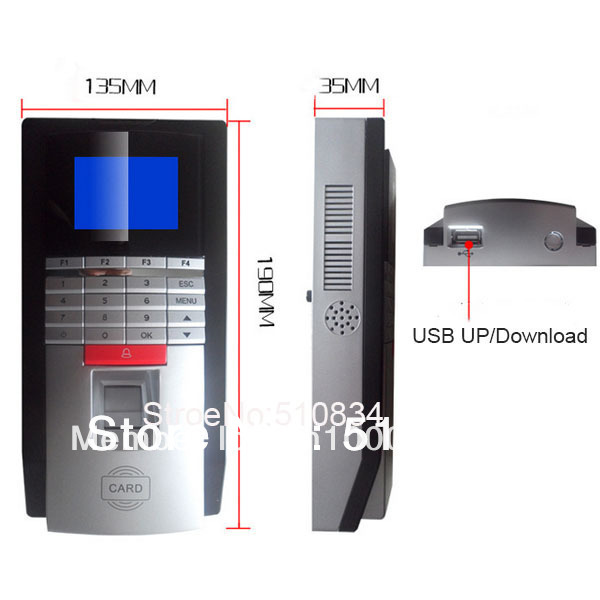 Купить реальнойИ zd2f20 TCP/IP rs485 отпечатков пальцев доступа управления системы дверь замок и