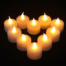 24 pcs Flickering Flicker Flameless LED Tealight Tea Candles Light Battery Operated Wedding Birthday Party Christmas Decoration(China (Mainland))
