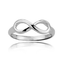 High Quality 925 Sterling Silver Infinity Ring Endless Love Symbol Wholesale Fashion Rings For Women SI1137