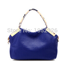 European Fashion women handbag big size women messenger bags crocodile Pattern luxury women bag hot sales