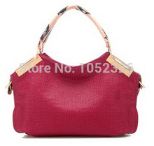 European Fashion women handbag big size women messenger bags crocodile Pattern luxury women bag hot sales