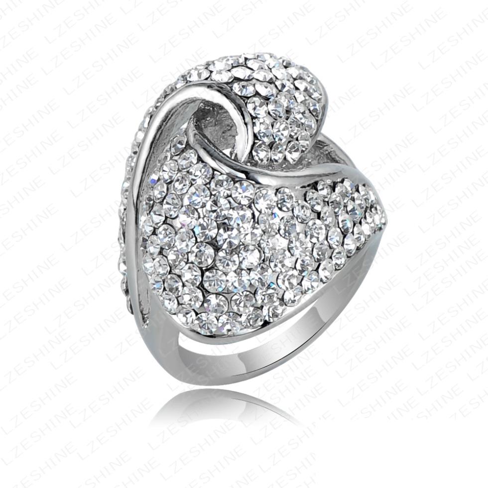 Hot Selling Unique Overlap Shaped Engagement Rings Promise Ring With ... Hot Selling Unique Overlap Shaped Engagement Rings Promise Ring With ...