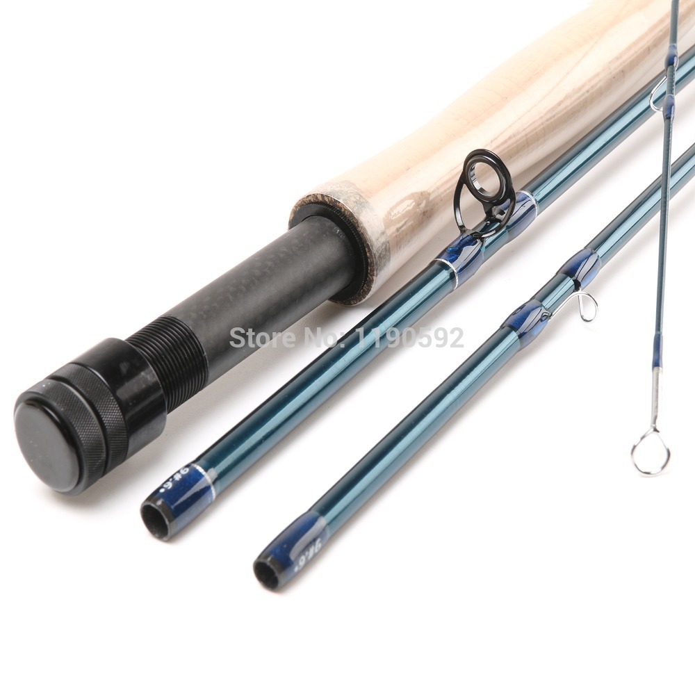 Купить Fly удочку 24т sk углерода 9ft 6wt fly rod половину ну быстрых ...
