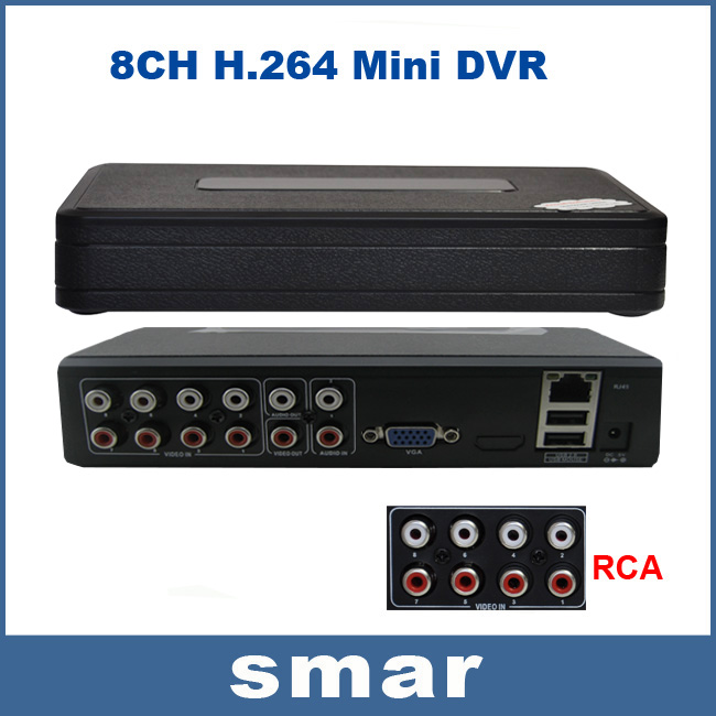 CCTV Mini DVR 8ch H 264 DVR Video Recorder P2P Cloud 8 Channel Security DVR System