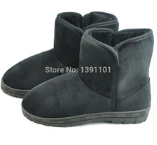 2014 New Men Snow Boots Fashion Warm Men Ankle Winter Boots Heels Platform Outdoor Winter Shoes For Men Free Shipping MXZ013