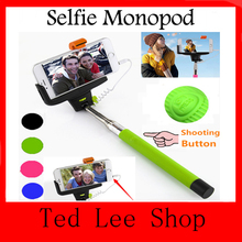 Extendable portrait Handheld selfie stick With grooves on monopod for IOS.SAMSUNG Camera & Photo Selfie Tripod Selfie Monopod