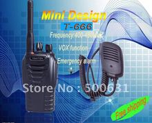 Free shipping 2pcs lot one year warranty YANTON T 666 400 480mhz long range walkie talkie