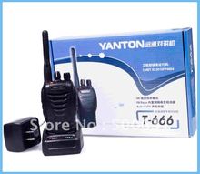 Free shipping 2pcs lot one year warranty YANTON T 666 400 480mhz long range walkie talkie