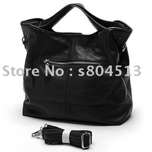 Free Shipping Wholesale Womens Ladies Genuine Real Leather Handbag Tote Shoulder Bag Purse Cross Body Satchel
