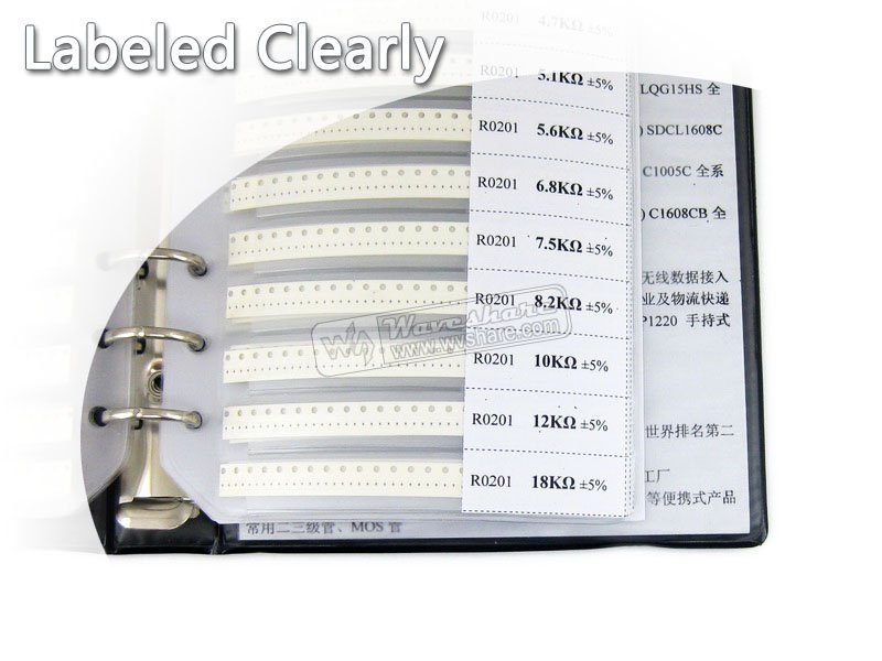 Купить r0201 superohm 0201 smd резистор комплект 106 типов 3025pcs ...